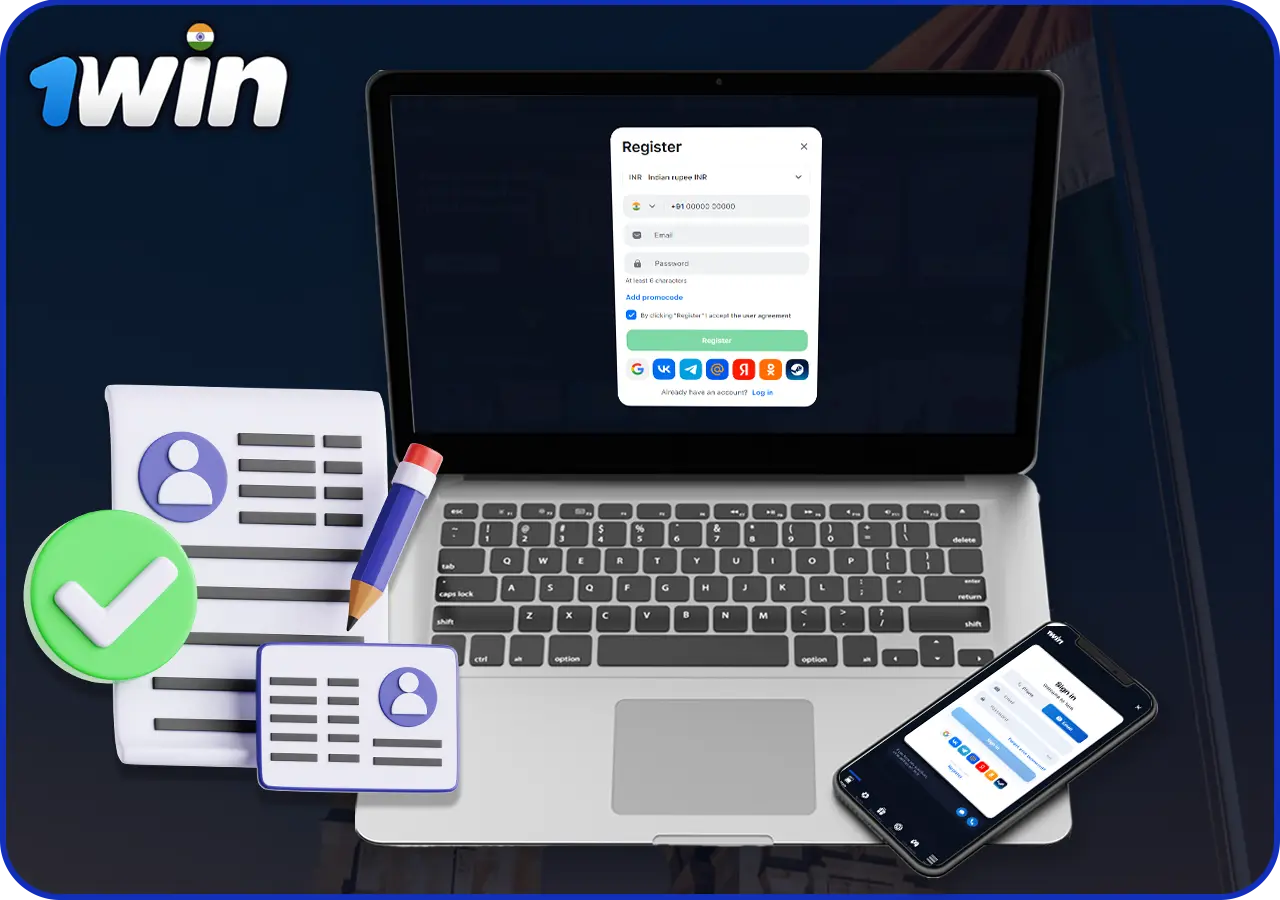 1win Registration for New Users in India